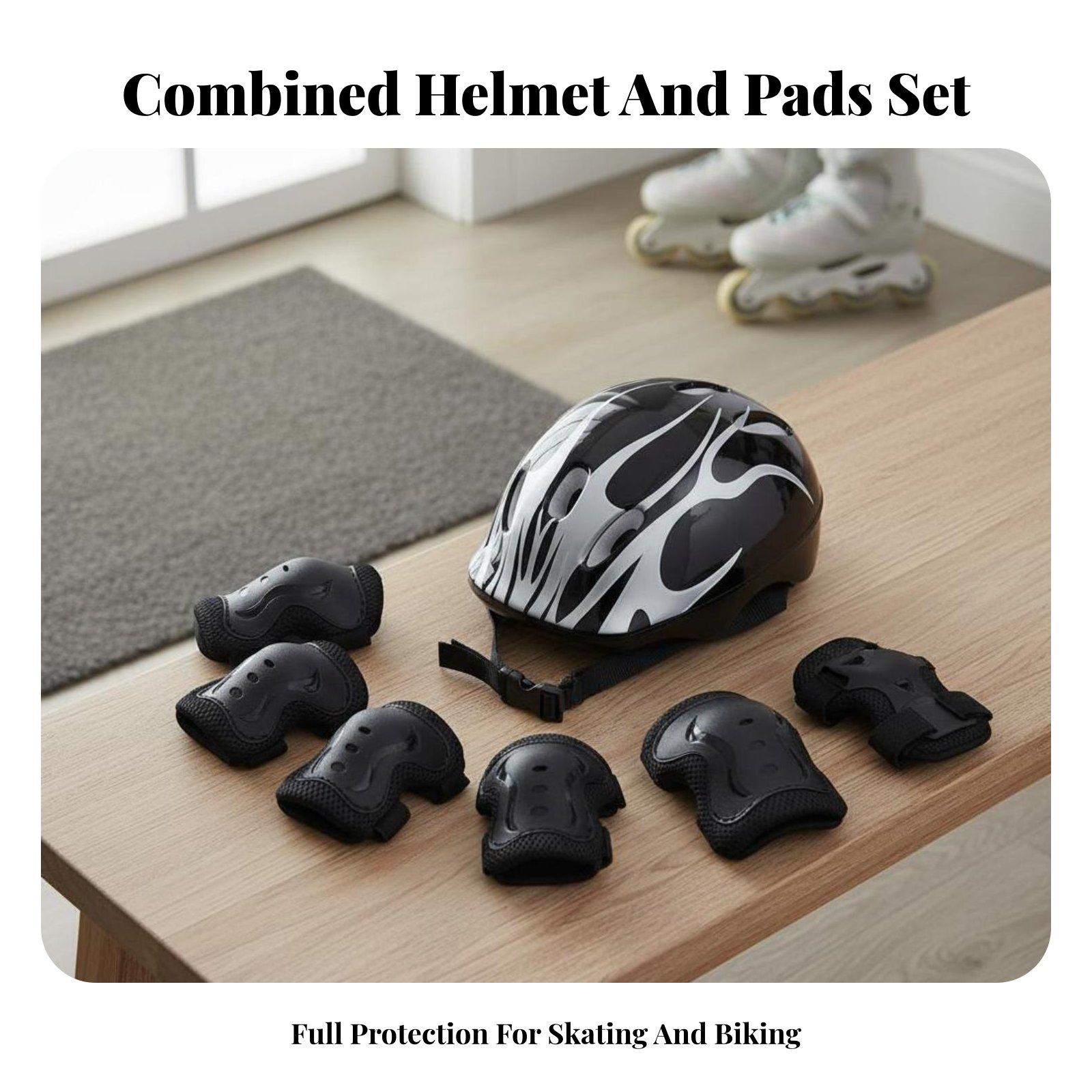 Scooter Helmet Set - Set di Casco e Protezioni per