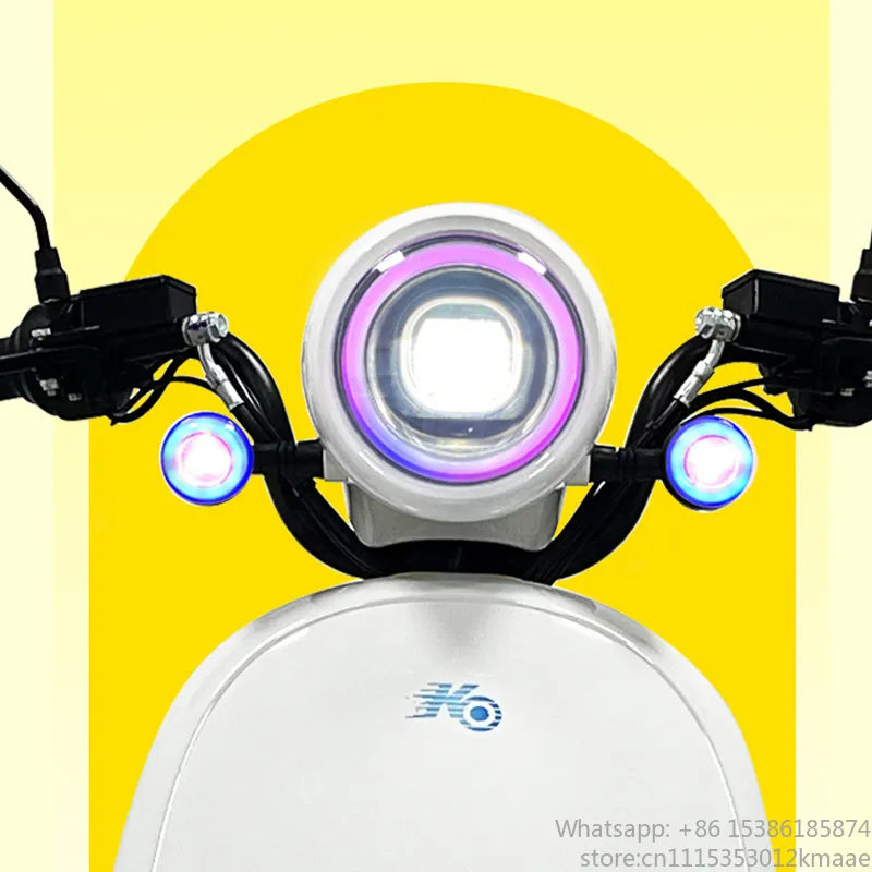 Electric Scooter Adults - Monopattino elettrico da 1200 W, resistente,