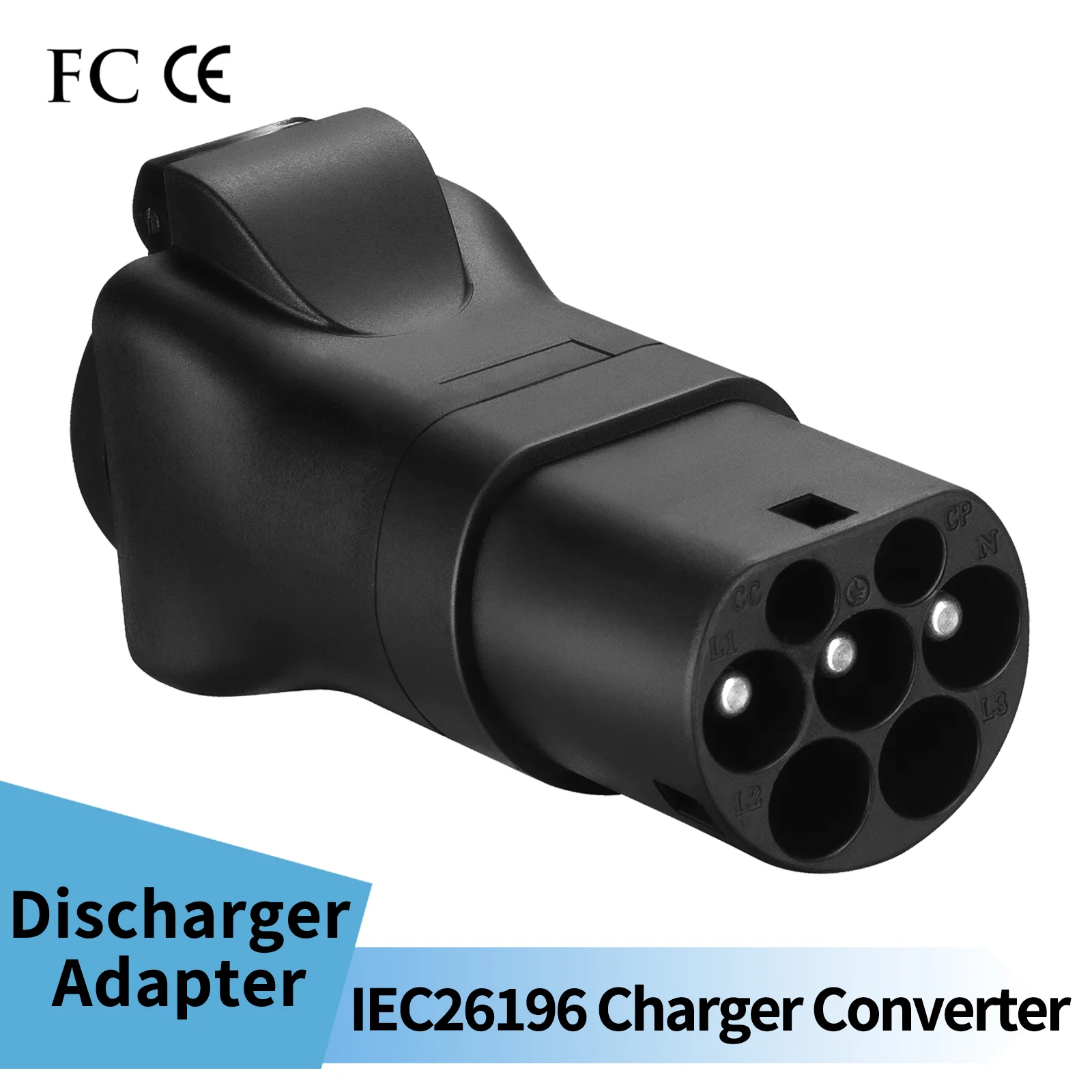 Electric Scooter Charger - Adattatore per caricabatterie EV Type2 Adattatore