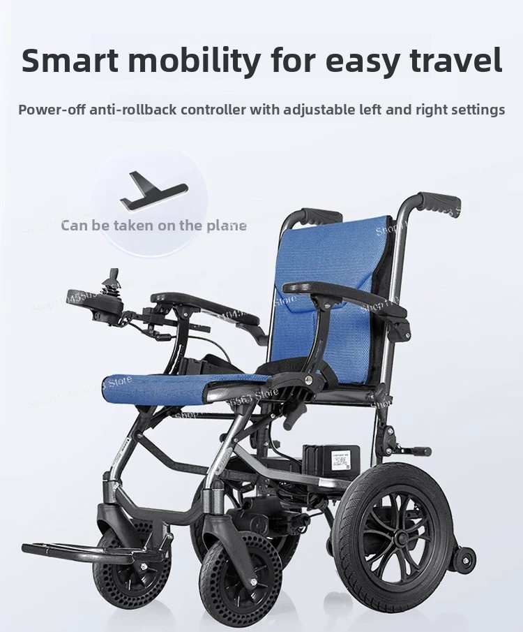 Folding Electric Scooter - Sedia a rotelle elettrica pieghevole leggera,