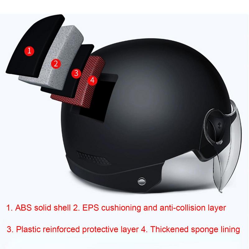 Casco da motociclista Caschi d - Scooter Helmet Set recensione e prezzo