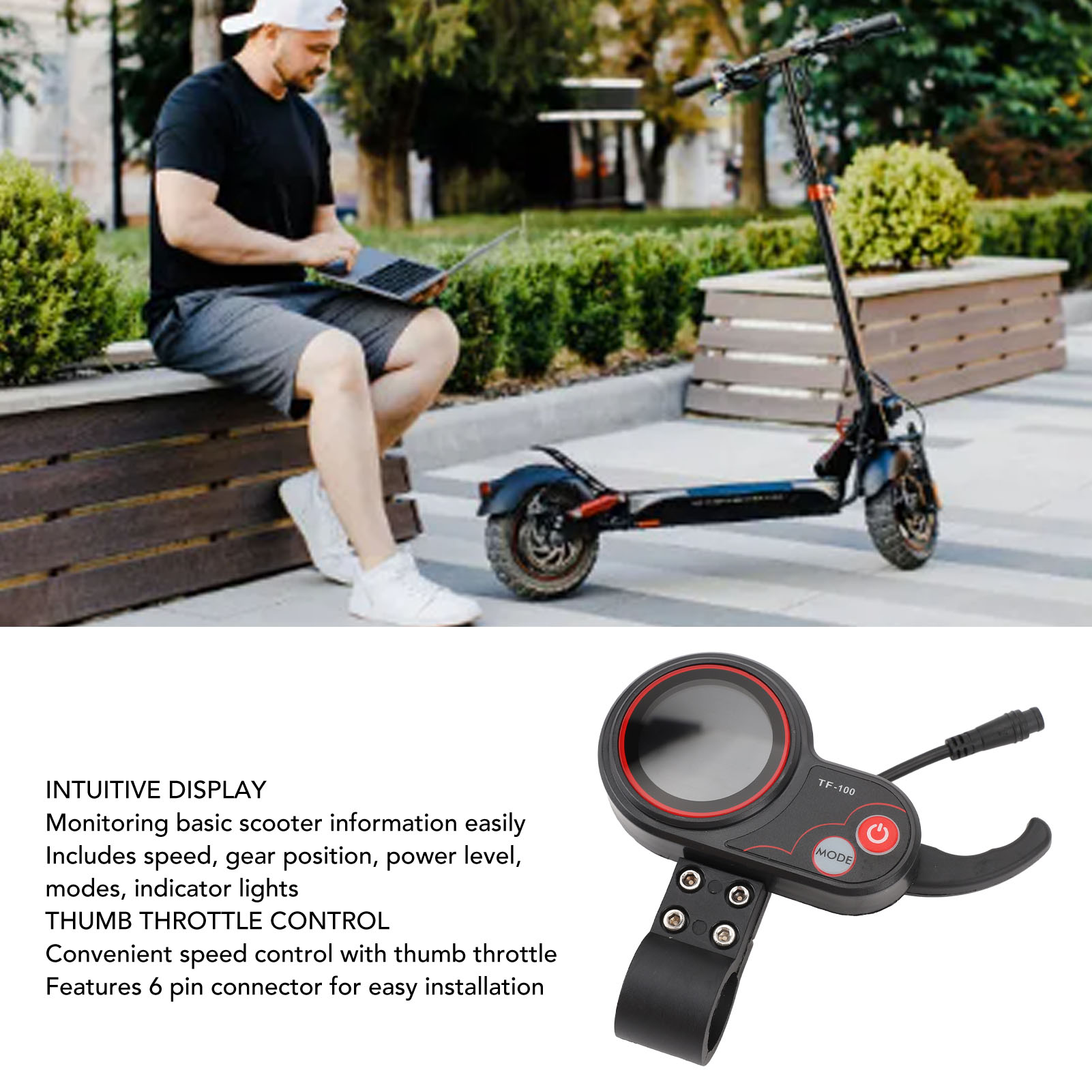 Display LCD 48V TF 100 per mon - Scooter Electric recensione e prezzo